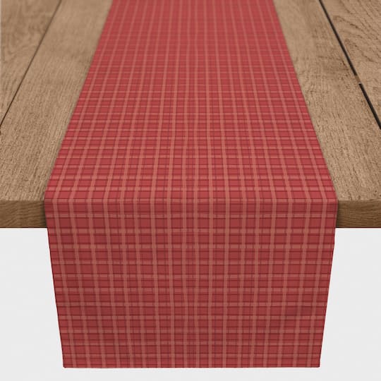 72" Christmas Quilt Pattern Poly Twill Table Runner